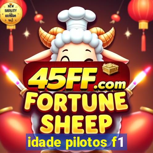 idade pilotos f1